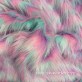 Custom Luxury tie dye Long Pile Fake Fur